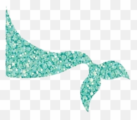 Mermaid Mermaidtail Terquoise Pastels - Clipart Transparent Tail png