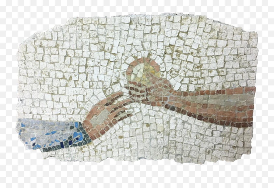 The Golden Apple - Mosaic Fragment From The Mosaico De Los Amores Mosaic Fragment Png,Golden Apple Png