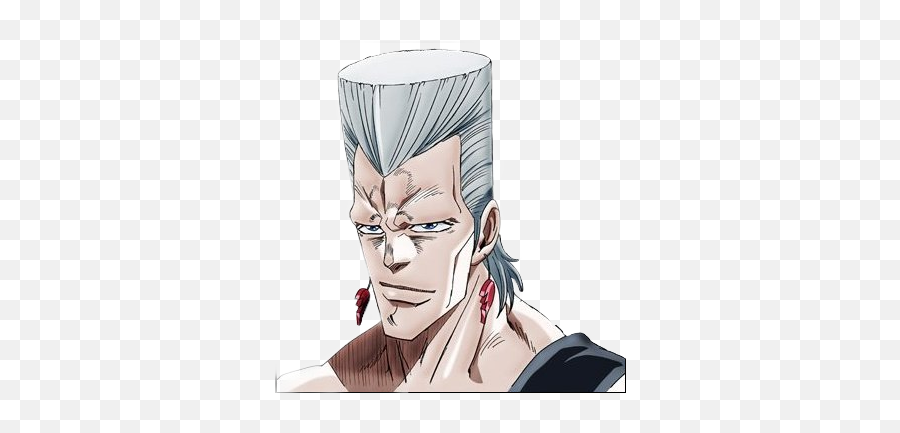 Jjba Polnareff - Polnareff Jojo Hair Png,Polnareff Png