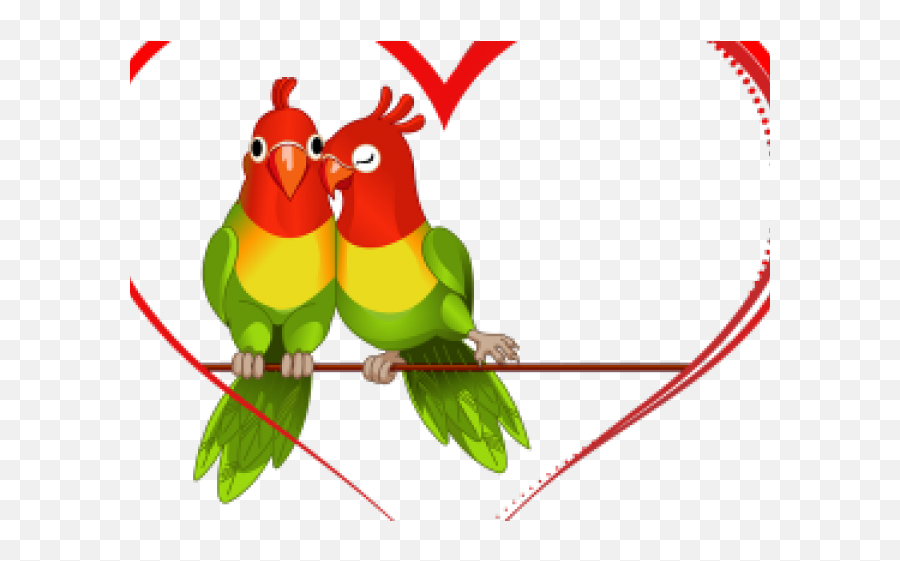 Hd Wedding Heart Design Clipart - Love Birds Background Png,Birds Transparent Background