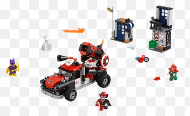 Lego Harley Quinn Cannonball Attack 70921 - Lego Batman Movie Harley Quinn Cannonball Attack Png,Harley Quinn Transparent