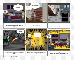 Fighting Ghost Storyboard By 5b7efee8 - Cartoon png