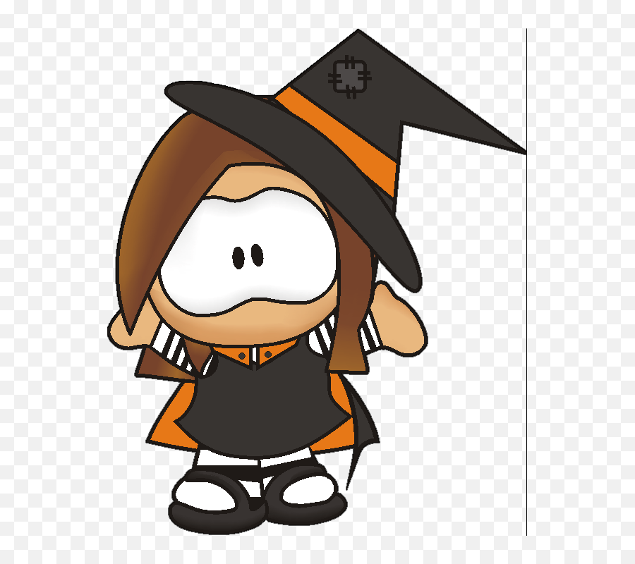 Girls Halloween Hauted Pampkins Scary Png - 3941 Cartoon Halloween Girls,Scary Png