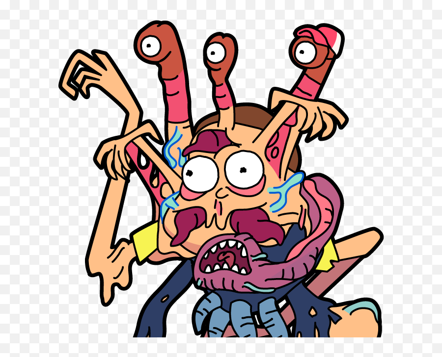 Download The Terrifying Cronenberg Morty - Pocket Mortys Best Morty In Pocket Morty Png,Morty Transparent