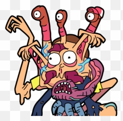 Download The Terrifying Cronenberg Morty - Pocket Mortys Best In png