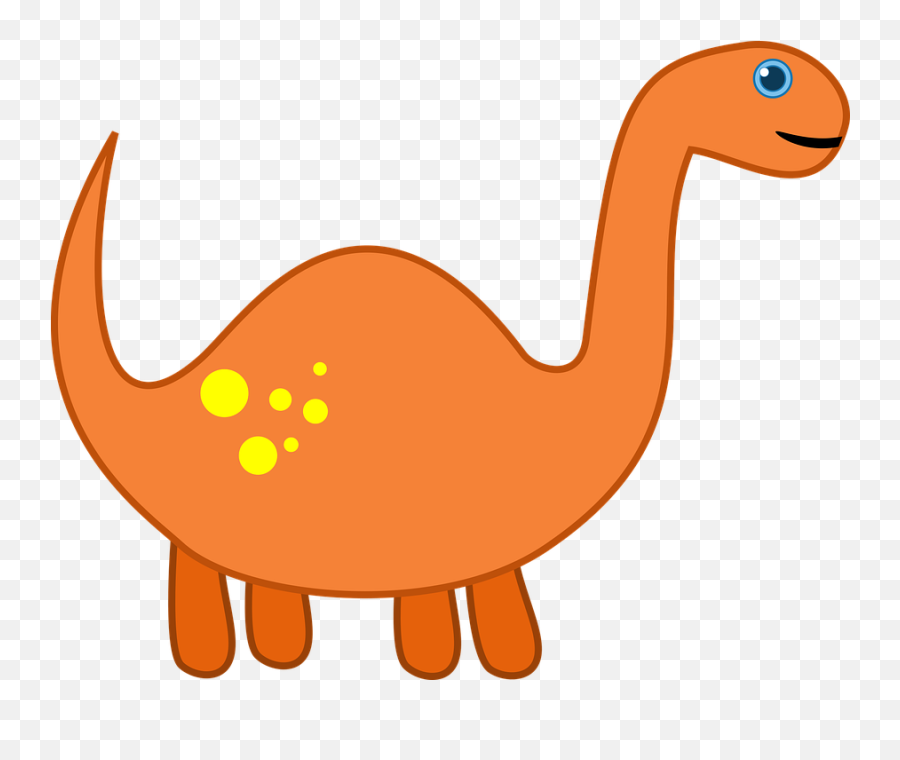 Dinosaur Toy Cute - Free Vector Graphic On Pixabay Orange Dinosaur Clipart Transparent Background Png,Dino Png