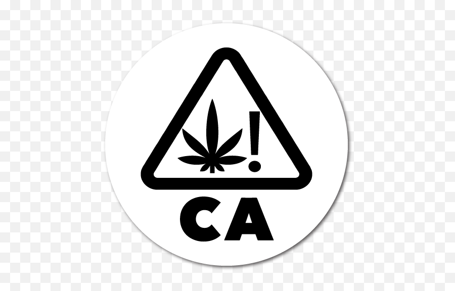 Cannabis Warning Symbol For California - Cannabis Warning Png,Warning Symbol Png