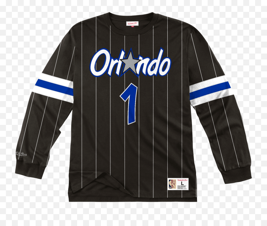 Penny Hardaway Name Number Longsleeve - Orlando Magic Shaquille O Neal Jersey Png,Orlando Magic Png