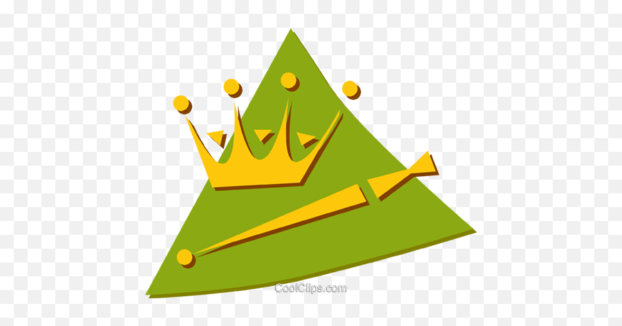 Crown And Scepter Royalty Free Vector Clip Art Illustration - Clip Art Crown And Sceptre Png,Scepter Png