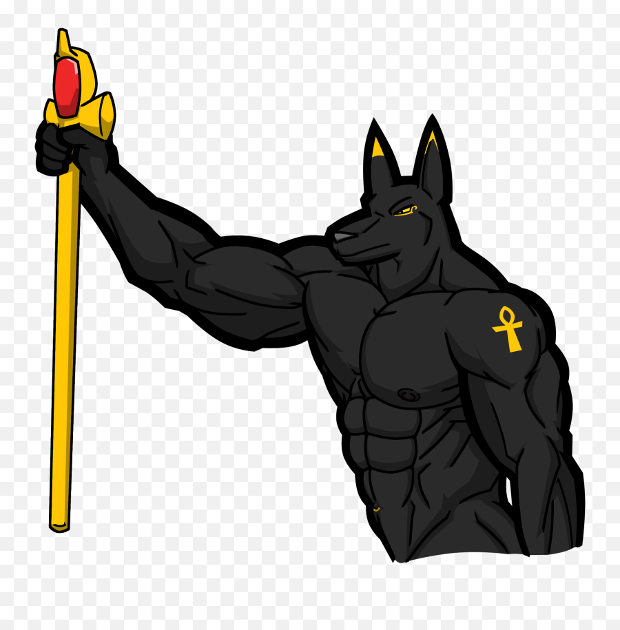 Anubis Muscle Hd Png Download - Anubis Jackal Dog,Anubis Png