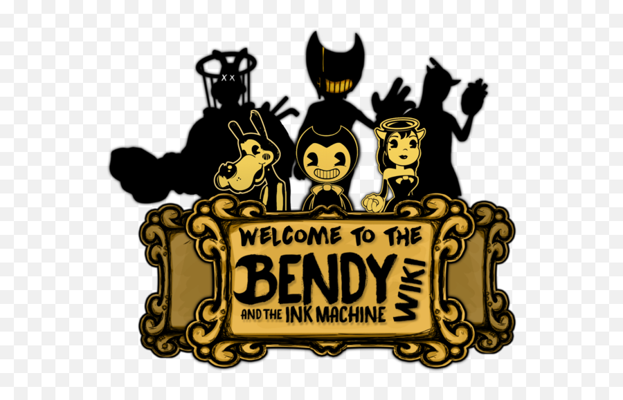 Pin - Bendy And The Ink Machine Welcome Png,Bendy And The Ink Machine Logo
