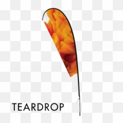 Teardrop Flying Outdoor Flag Banners - png