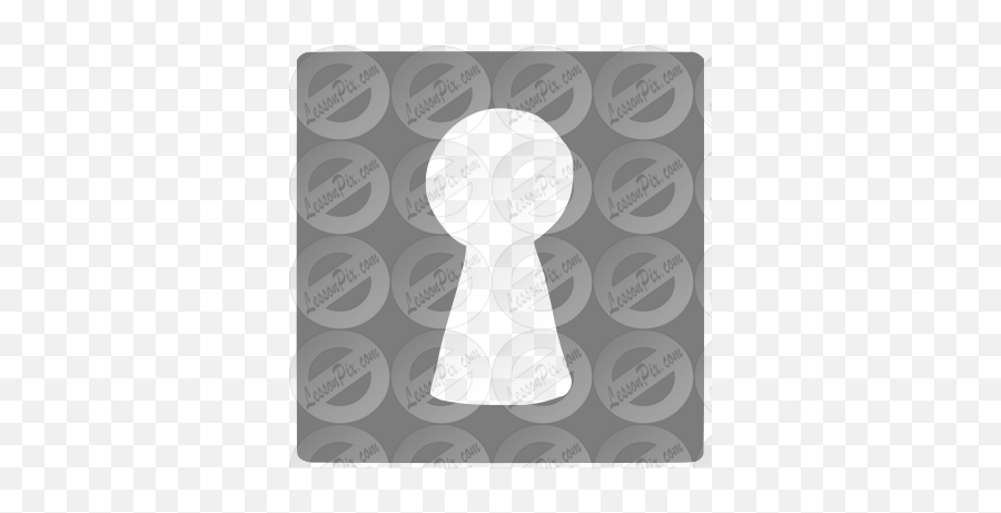 Keyhole Stencil For Classroom Therapy Use - Great Keyhole Kendama Png,Key Hole Png
