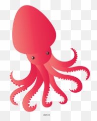 Animals Octopus Giant Pacific - Clip Art Png,Octopus Transparent