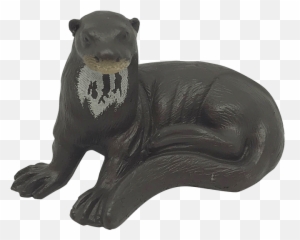Giant River Otter - Statue Transparent Cartoon Jingfm Giant River Otter Toy Png,Otter Png