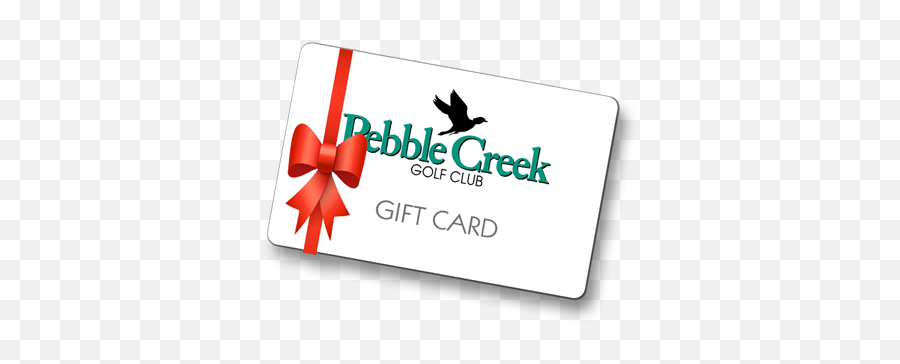 Pebble Creek Gift Card - Pebble Creek Golf Club Png,Gift Card Png