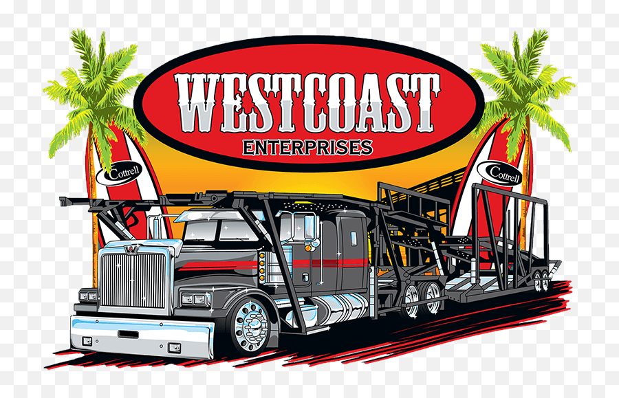 New U0026 Used Car Hauler Trailers For Sale In California - East Coast Vs West Coast Png,Red Truck Png