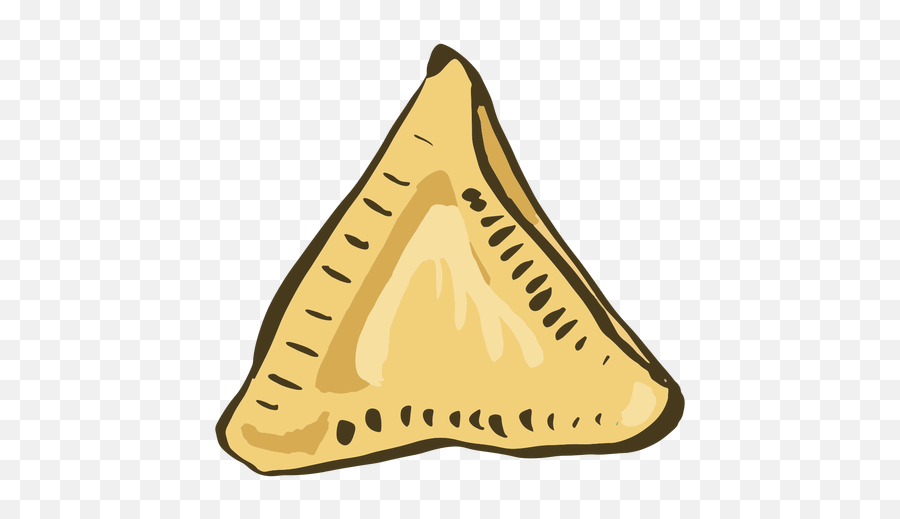 Indian Dish Punjabi Samosa Hand Drawn - Transparent Png Samosa Vector Png,Dish Png