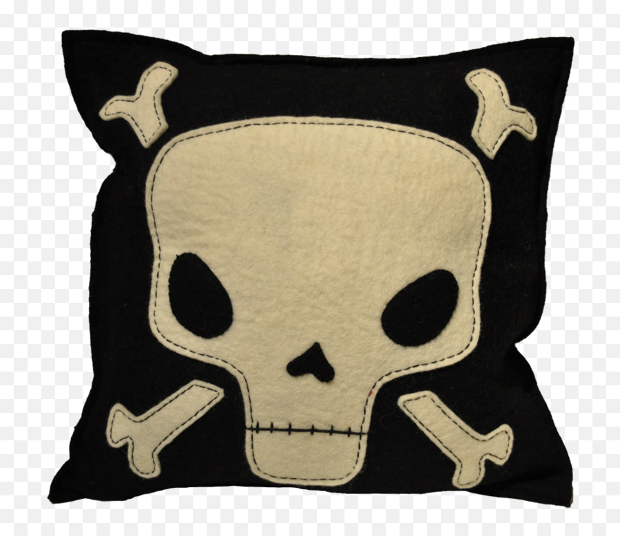 Skull U0026 Crossbone Pillow - Decorative Png,Skull And Crossbones Png