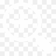 White Zoom In Icon - Transparent png