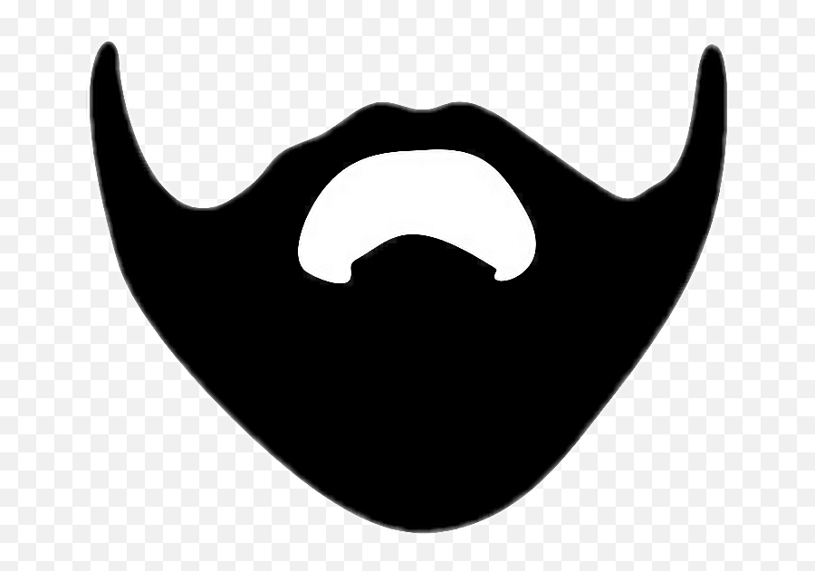 Black Beard Blackbeard Sticker Clipart - Beard And Glasses Svg Png,Beard Silhouette Png