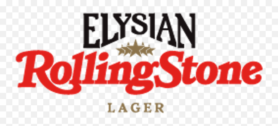 Elysian Brewing And Rolling Stone - Elysian Rolling Stone Logo Png,Rolling Stone Logo Png