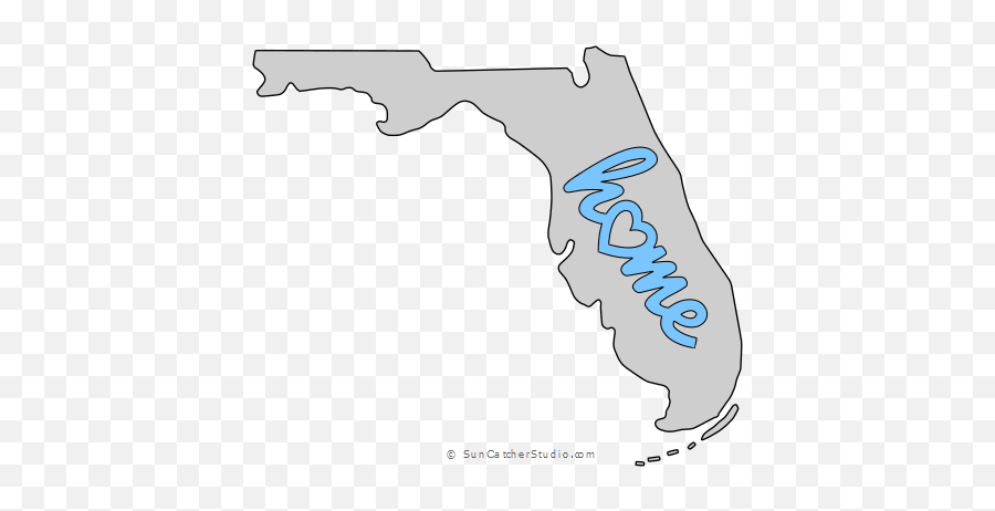 Florida - Language Png,Florida Outline Png