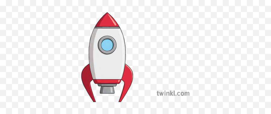 Rocket Vehicle Cartoon Ks2 Illustration - Twinkl Vertical Png,Cartoon Rocket Png