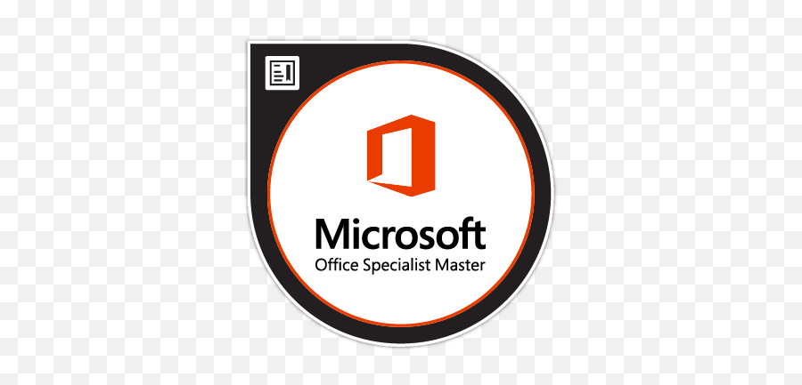 Microsoft Office Specialist - Vertical Png,Office 2016 Logo
