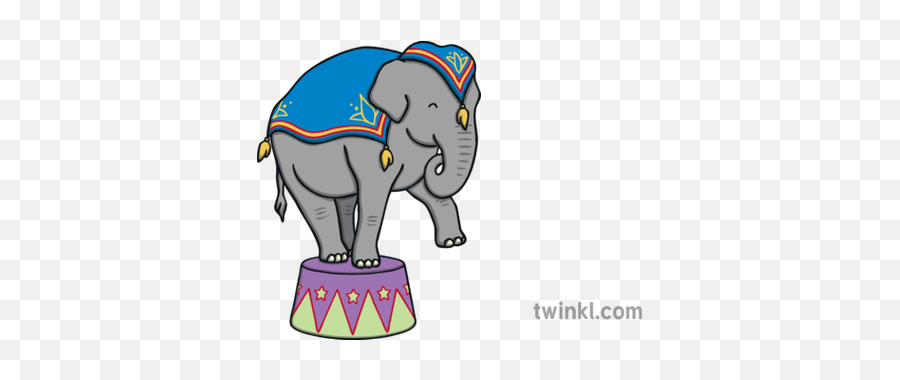 Circus Elephant 2 Illustration - Holly Black And White Png,Circus Elephant Png