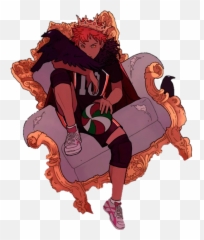 Hinatashoyou Kagehina Haikyuu Hinata Sticker By Jiae - Hinata Shoyo Badass Png,Hinata Transparent