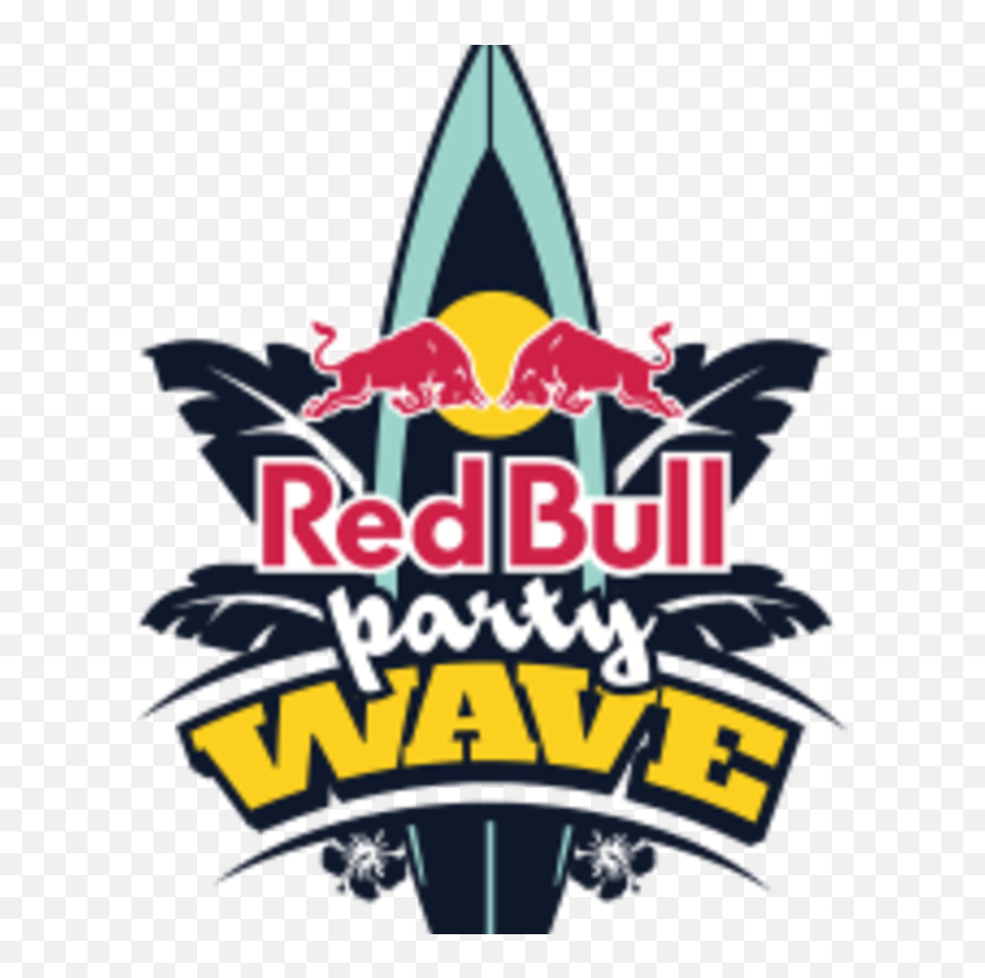 Download Hd Party Wave Logo - Red Bull Party Wave Red Bull Png,Wave Logo