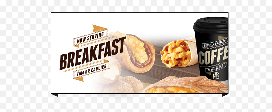 Taking The Taco Bell Breakfast - Junk Food Png,Taco Bell Png