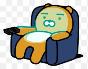 630 Kpop Wallpapers Ideas In 2021 - Kakao Friends Watching Tv png