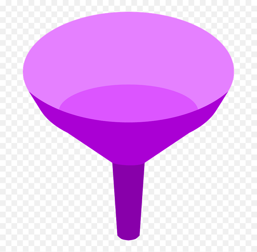 Pipeline Funnel Icon Transparent - Purple Funnel Png,Funnel Icon Vector