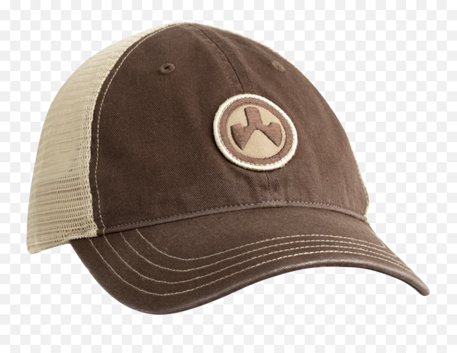 Magpul Icon Patch Garment Washed Trucker Hat Brownkhaki One Size Fits Most - For Baseball Png,Ruger Icon