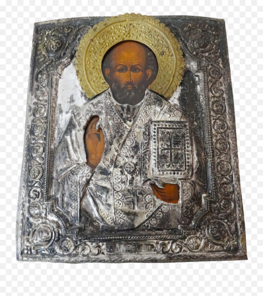 Antique Russian Icon Of St - Prophet Png,Russian Icon Pictures