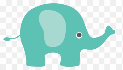 Cute Elephant Clipart Png - Baby