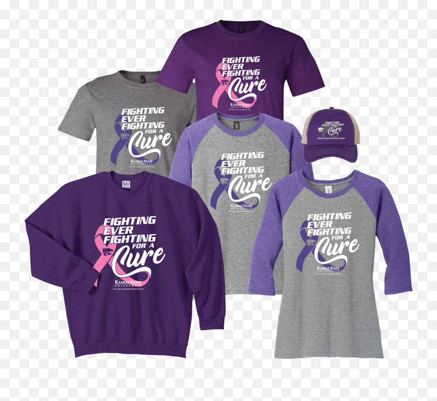 K - State Fighting For A Cure Shirt Short Sleeve Png,Purple Jam Icon