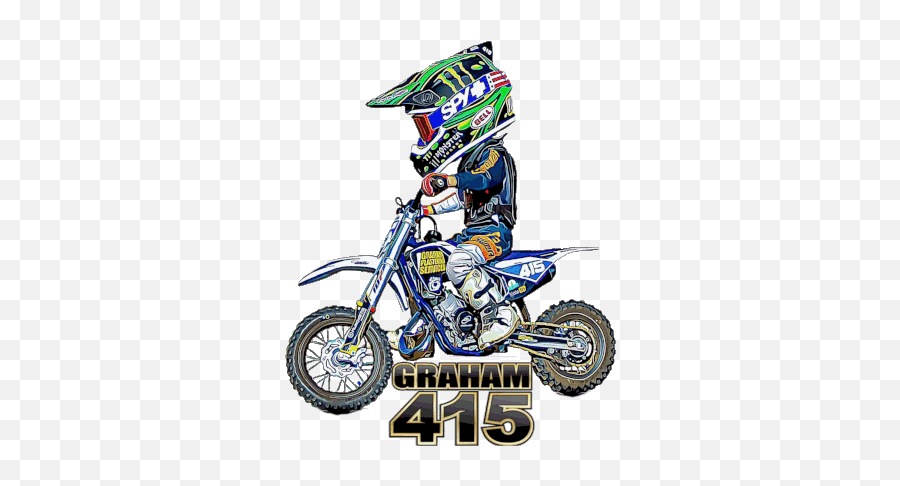 Harry Graham Sticker - Harry Graham Dirtbike Discover Husqvarna Dirt Bike Cartoon Png,Harry Styles Icon Tumblr