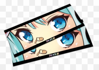 Kda Ahri Kiss - Cut u2013 FUNKY GARAGE Anme Eyes Slap Stcker png