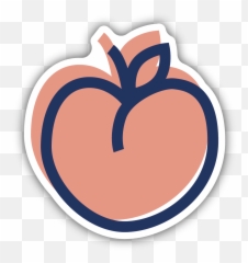 Peach Sticker - Stickers Northwest Transparent Png