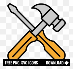 Free Hammer And Screwdriver Icon Symbol Png Svg Download - Fitness