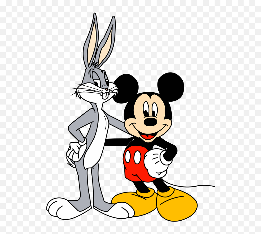 Who Is More Iconic To American Culture Mickey Mouse Or Bugs - Bugs Bunny And Mickey Mouse Png,963 Nash Icon