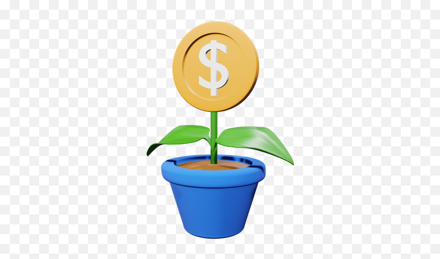 Money Plant 3d Illustrations Designs Images Vectors Hd - Language Png,Succulent Icon