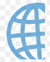 Write The World - Transparent Globe With Meridians png