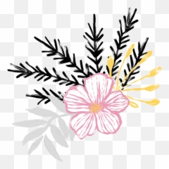 Weeds Drawing Sign - Flower Clipart Full Size Floral png