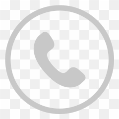 Circle Phone Logo Png White - Grey Phone Icon Png,Call Icon Png