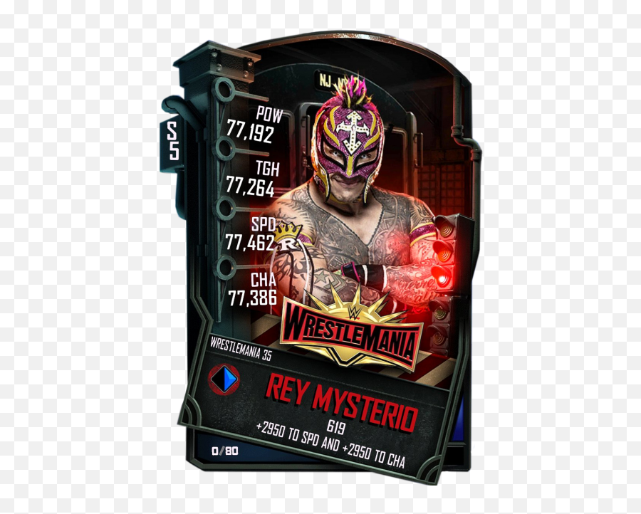 Rey Mysterio - Wwe Supercard Season 1 Debut Wwe Wwe Supercard Andre The Giant Png,Rey Mysterio Png