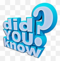 Turn Phc And Related Programs May - Png Images Did You Know Transparent Background,Did You Know Png
